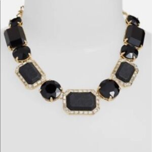 Kate Spade Women's Jackpot Jewels Necklace Black Gold-Gorgeous!  Like New!
